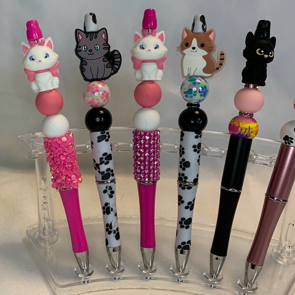 NEW! Handmade Decorated Pens! 5 Piece Set! You Get One!  Your Choice! - Picture 3 of 11